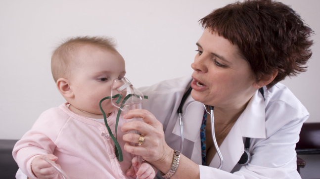 doctor checking on the baby